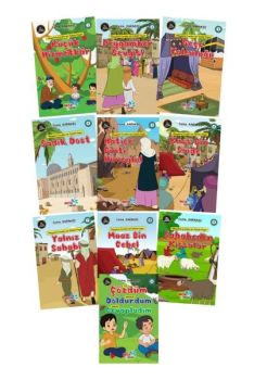 Hikayelerle Çocuklar İçin Sahabe Hayatı Setİ - 10 Kitap Takım