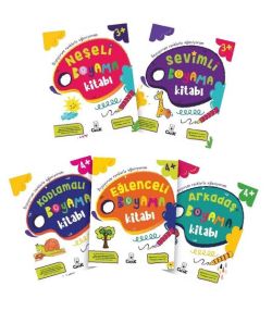 Boyama Kitabı Serisi Seti - 5 Kitap Takım
