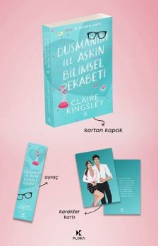 Düşmanım İle Aşkın Bilimsel Rekabeti - Dirty Martini Running Clup Serisi 2. Kitap - Ayraç ve Karakter Kartı Hediyeli