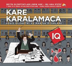Kare Karalamaca 7 - 7'den 70'e Zeka Oyunları Kitapları Eşsiz Geometri ve Mantık Oyunları