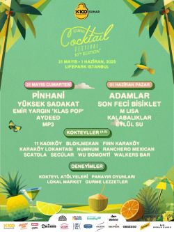 %100 Müzik Sunar: İstanbul Cocktail Festival 2025
