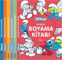 Şirinler Boyama Kitapları Seti-6 Kitap Takım
