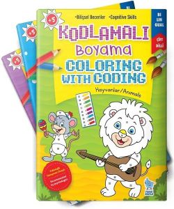 Kodlamalı Boyama - Hayvanlar - Taşıtlar - Mevsimler - Evim - Ailem