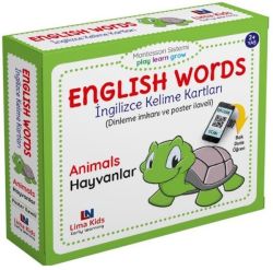 Animals - Hayvanlar - English Words - İngilizce Kelime Kartları