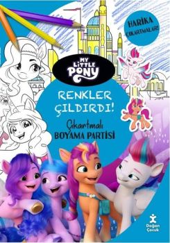 My Little Pony Renkler Çıldırdı! Çıkartmalı Boyama Partisi