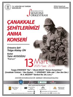 Çanakkale Şehitlerimizi Anma Konseri - Bursa Bölge Devlet Senfoni Orkestrası