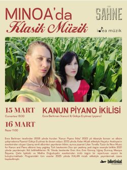Kanun Piyano İkilisi Konseri, Esra Berkman (kanun) & Gökçe Eryılmaz (piyano)