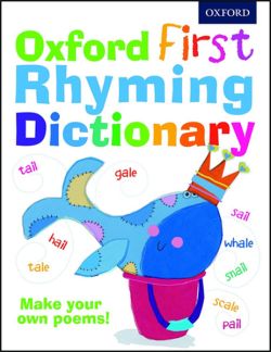 Oxford First Rhyming Dictionary