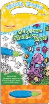 Hayvanlarla Alfabe-Water Magic-Özel Kalemli Boya Kitabı