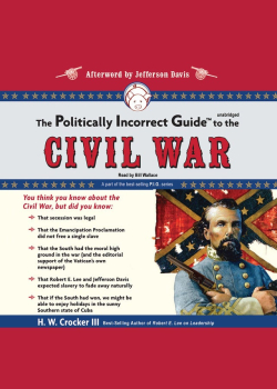 The Politically Incorrect Guide to the Civil War