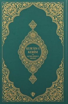 Kur'an-ı Kerim ve Açıklamalı Karşılıklı Meali  Roman Boy - Yeşil