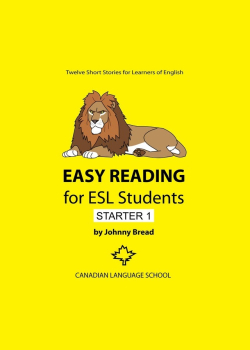 Easy Reading for ESL Students: Starter 1