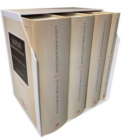 Lozan Barış Konferansı Seti-Tutanaklar - Belgeler - 4 Kitap Takım - Kutulu