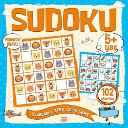 Çocuklar İçin Sudoku 5+Yaş - Çıkartmalı