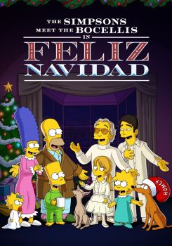 The Simpsons Meet the Bocellis in Feliz Navidad