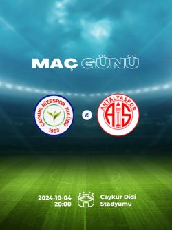 Çaykur Rizespor A.Ş. - Antalyaspor A.Ş.