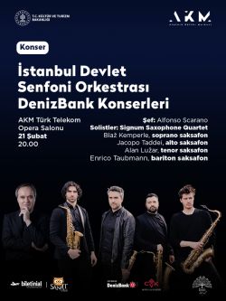 İstanbul Devlet Senfoni Orkestrası DenizBank Konserleri (21 Şubat)