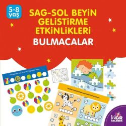 Bulmacalar 5 - 8 Yaş Mor Kelebek: Sağ - Sol Beyin Geliştirme Etkinlikleri