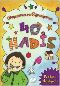 Kırk Hadis Boyuyorum ve Öğreniyorum Boyama Kitabı