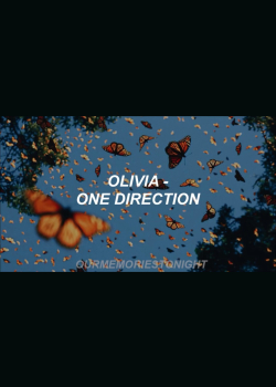 one direction - olivia // lyrics