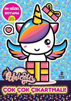 I Love Unicorn - Güzel Boyama - Çok Çok Çıkartmalı!