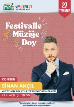 UMUTFEST: BİR BİLET, BİN UMUT / Sinan Akçıl Konseri