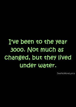 Year 3000 - Jonas Brothers {Lyrics}