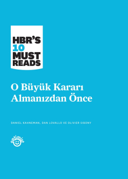 O Büyük Kararı Almanızdan Önce