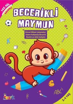Becerikli Maymun - Yaz Sil 2-4 Yaş