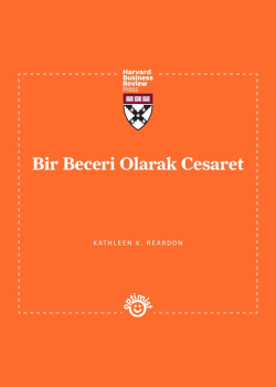 Bir Beceri Olarak Cesaret