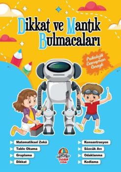 Dikkat ve Mantık Bulmacaları - Mavi Kitap