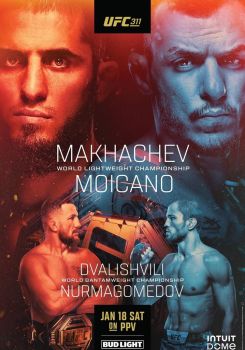 UFC 311: Makhachev vs. Moicano