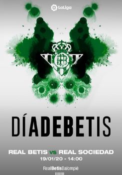 Laliga 20. Matchday Real Betis Balompié vs Real Sociedad