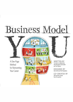 Business Model You: A One-Page Method For Reinventing Your Career