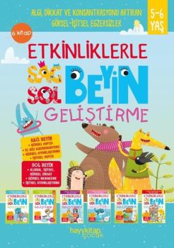 Etkinliklerle Sol Beyin Geliştirme Seti - 6 Kitap Takım - 5-6 Yaş