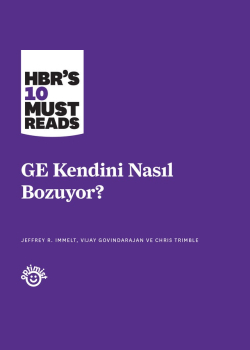 GE Kendini Nasıl Bozuyor