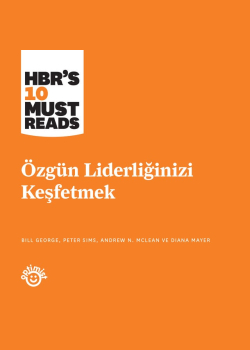Özgün Liderliğinizi Keşfetmek