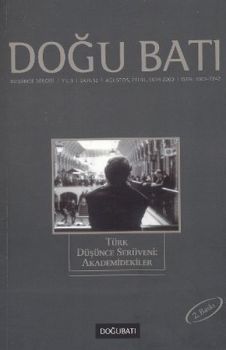 Doğu Batı Düşünce Dergisi Sayı: 12 - Akademidekiler