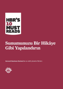 Sunumunuzu Bir Hikâye Gibi Yapılandırın