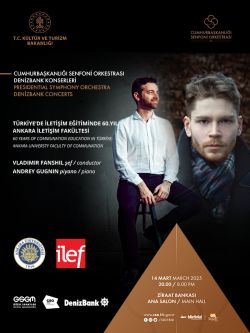Cumhurbaşkanlığı Senfoni Orkestrası Denizbank Konserleri 14 Mart 2025