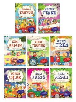 Sevimli Taşıtlar - 8 Kitap Takım
