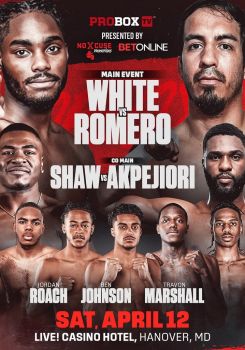 Jordan White vs. Jose Matias Romero