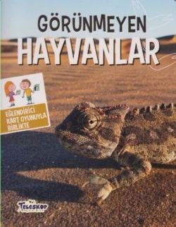 Görünmeyen Hayvanlar Eğlendirici Kart Oyunu ile Birlikte