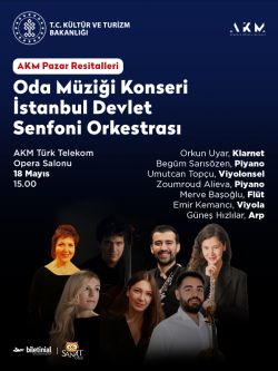 AKM Pazar Resitalleri Oda Müziği Konseri İstanbul Devlet Senfoni Orkestrası