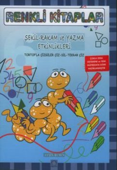 Renkli Kitaplar-Şekil Rakam ve Yazma Etkinlikleri