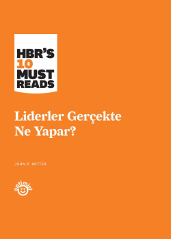 Liderler Gerçekte Ne Yapar?