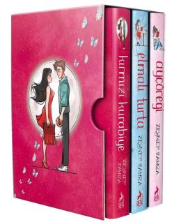 Ayçöreği  -Elmalı Turta - Kırmızı Kurabiye Seti - 3 Kitap Takım
